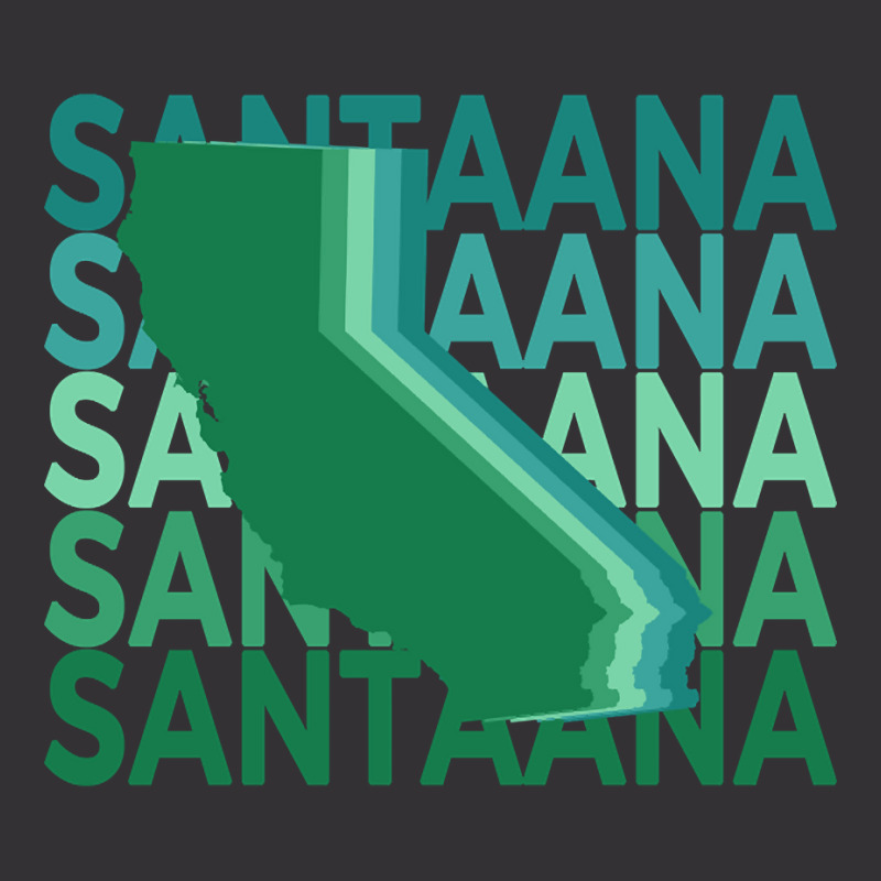 Santa Ana California Green Repeat Vintage Short | Artistshot