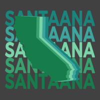 Santa Ana California Green Repeat Vintage T-shirt | Artistshot