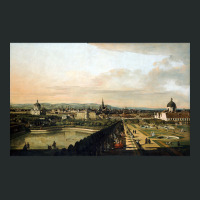 Bernardo Bellotto, Canaletto Vienna Viewed From The Belvedere Palace Women's Triblend Scoop T-shirt | Artistshot