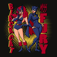 Miss Fury And Black Cat Scorecard Crop Tee | Artistshot