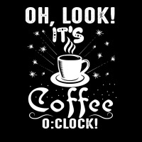 Oh Look Its Coffee O Clock V-neck Tee | Artistshot