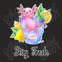 Axolotl With Lemons Ladies Fitted T-shirt | Artistshot