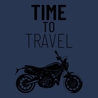 Time To Travel - Motorcycle Ladies Denim Jacket | Artistshot