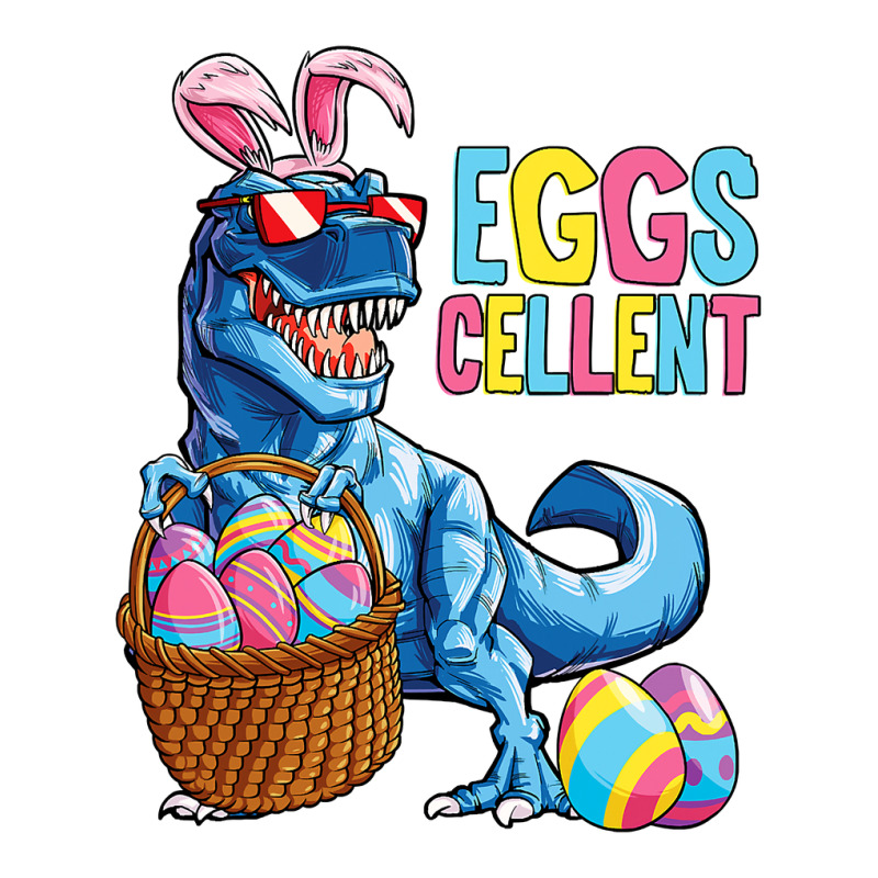 Easter Dinosaur Bunny T Rex Boys Girls Kids Eggs Cellent Baby Tee by ScottArtist | Artistshot