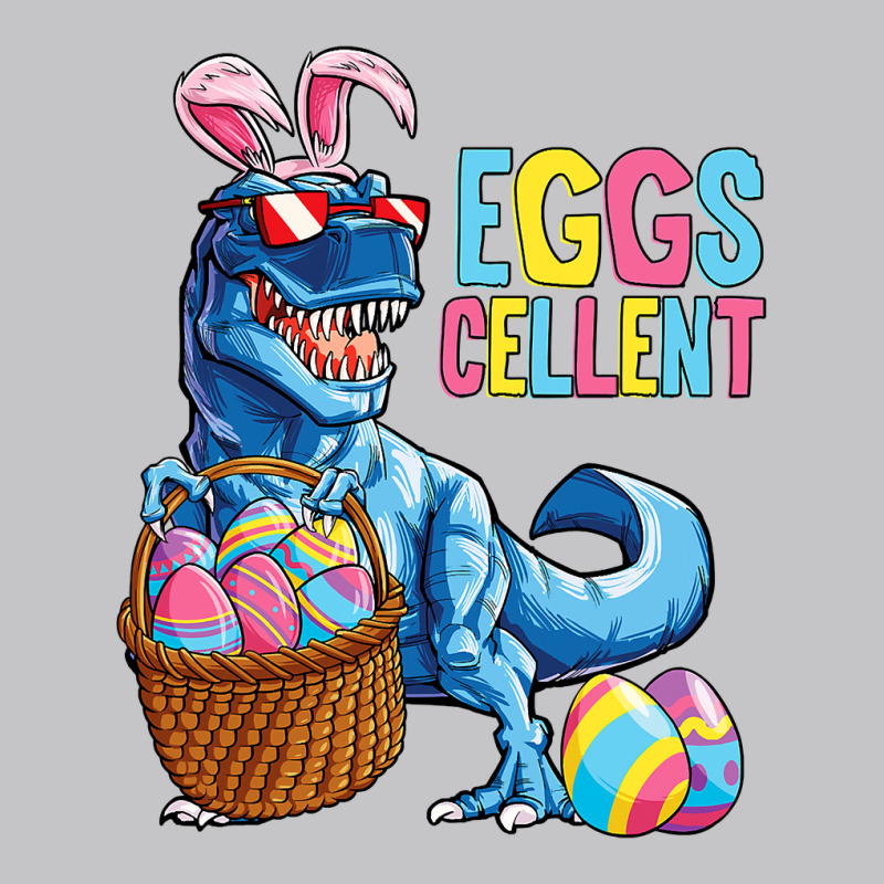 Easter Dinosaur Bunny T Rex Boys Girls Kids Eggs Cellent Baby Bodysuit by ScottArtist | Artistshot