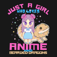 Just A Girl Who Loves Anime And Bearded Dragons Flannel Shirt | Artistshot