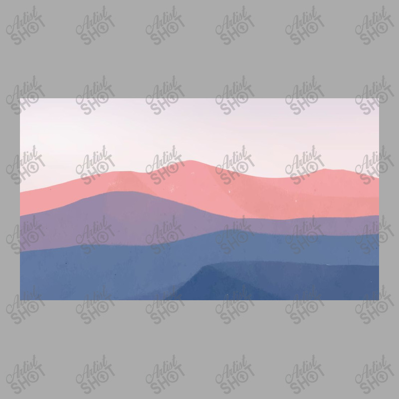 Blue And Pink Mountain T-Shirt by ElaineABernard | Artistshot