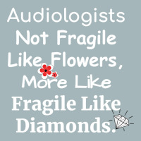 Audiologist Not Fragile Like Flowers More Like Fragile Like Diamonds F Unisex Sherpa-lined Denim Jacket | Artistshot