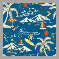 Blue Tropical Island Men's Polo Shirt | Artistshot