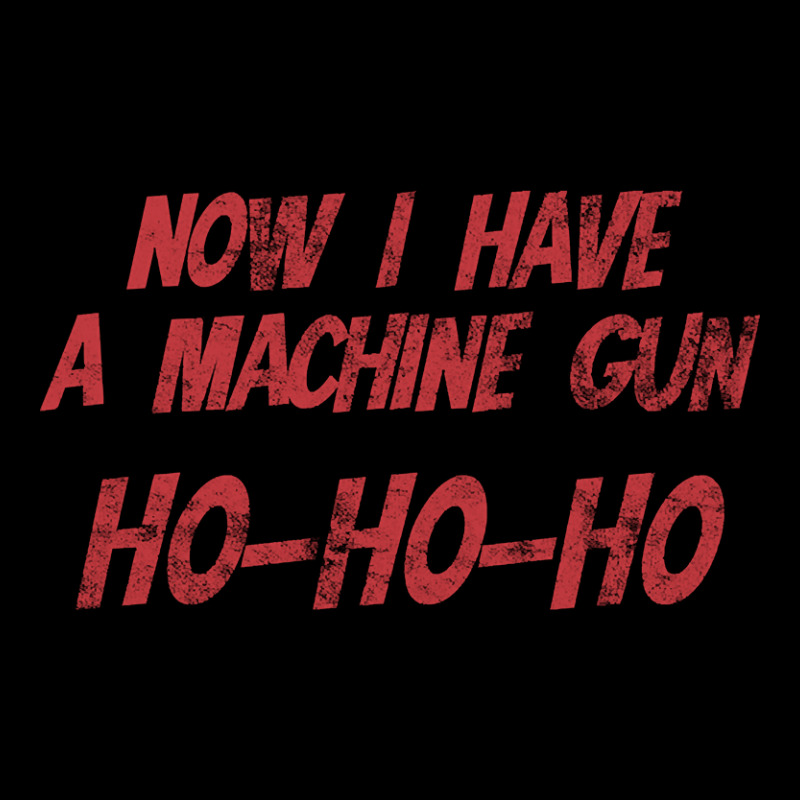 Now I Have A Machine Gun Ho Ho Ho Men's Long Sleeve Pajama Set by Sierra Dennis | Artistshot