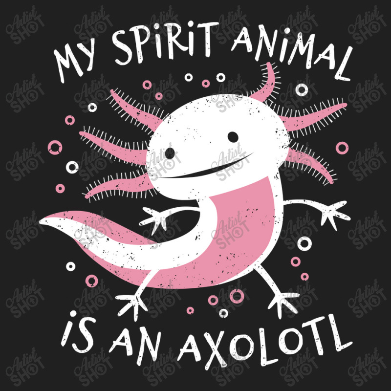 Cute Amphibian - My Spirit Animal Is An Axolotl Ladies Polo Shirt by Min05 | Artistshot