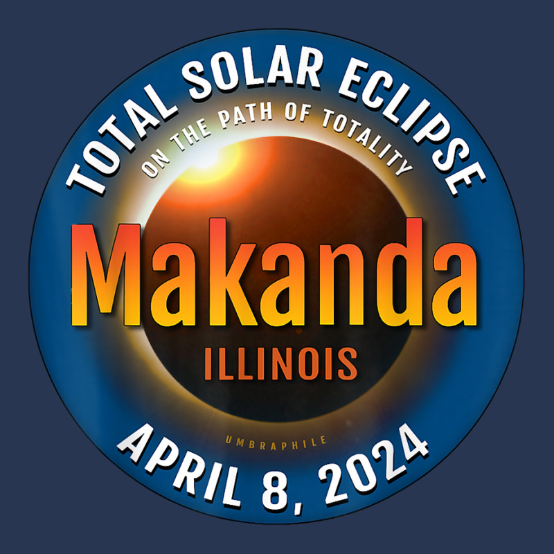 Makanda Illinois Il Total Solar Eclipse 2024  3  T Shirt Men Denim Jacket by deemerx8lmshare | Artistshot