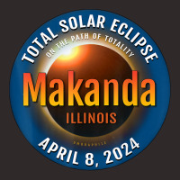 Makanda Illinois Il Total Solar Eclipse 2024  3  T Shirt Racerback Tank | Artistshot