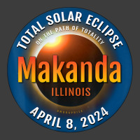 Makanda Illinois Il Total Solar Eclipse 2024  3  T Shirt Men's Polo Shirt | Artistshot