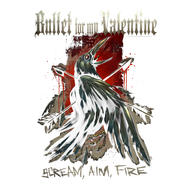 Bullet For My Valentine – Scream Aim Fire Crow Youth Zipper Hoodie by Aliceartist | Artistshot