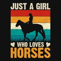 Just A Girl Who Loves Horses Cute Horse Lover Gift-3hdo3 Graphic Youth T-shirt | Artistshot