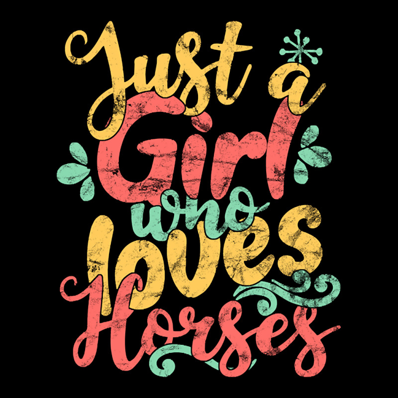 Just A Girl Who Loves Horses Gift Graphic Pocket T-Shirt by Ledford Leslie | Artistshot