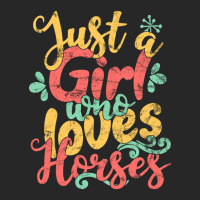 Just A Girl Who Loves Horses Gift Graphic Men's T-shirt Pajama Set | Artistshot