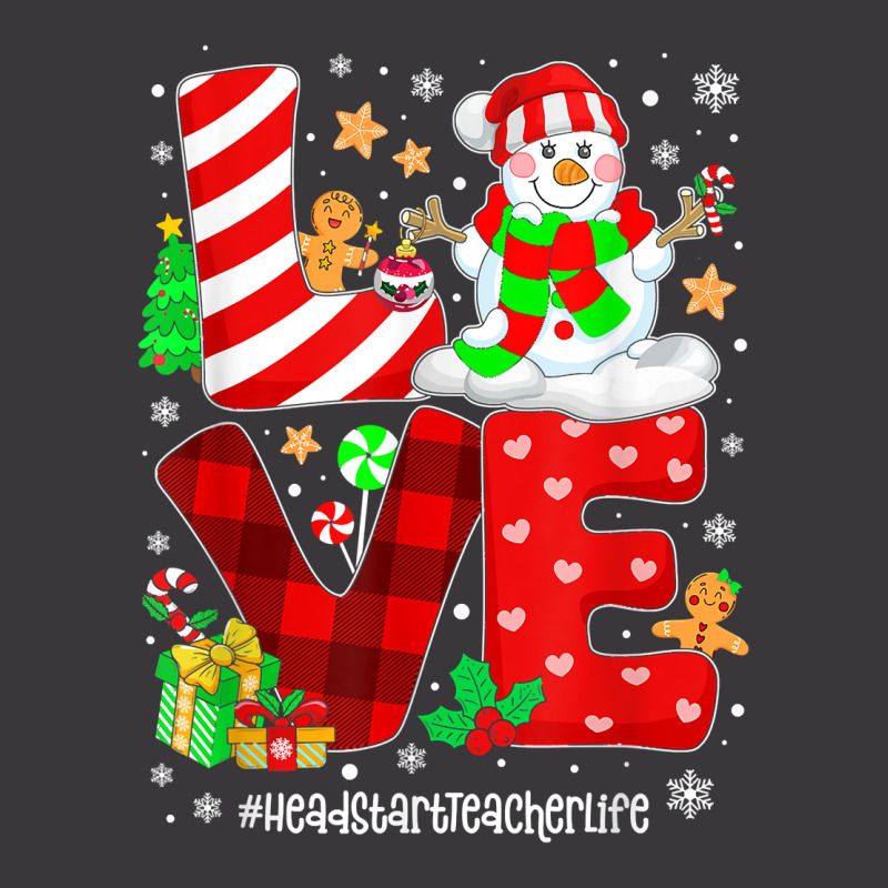 Love Head Start Teacher Life Snowman Christmas Teacher T Shirt Ladies Curvy T-Shirt by marge3nstbo | Artistshot