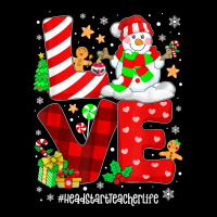 Love Head Start Teacher Life Snowman Christmas Teacher T Shirt Legging | Artistshot