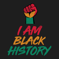 Pan African- I Am Black History Fist Design Classic T-shirt | Artistshot