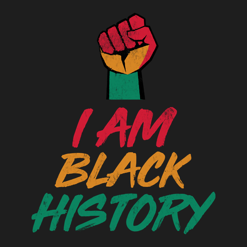 Pan African- I Am Black History Fist Design Classic T-shirt | Artistshot