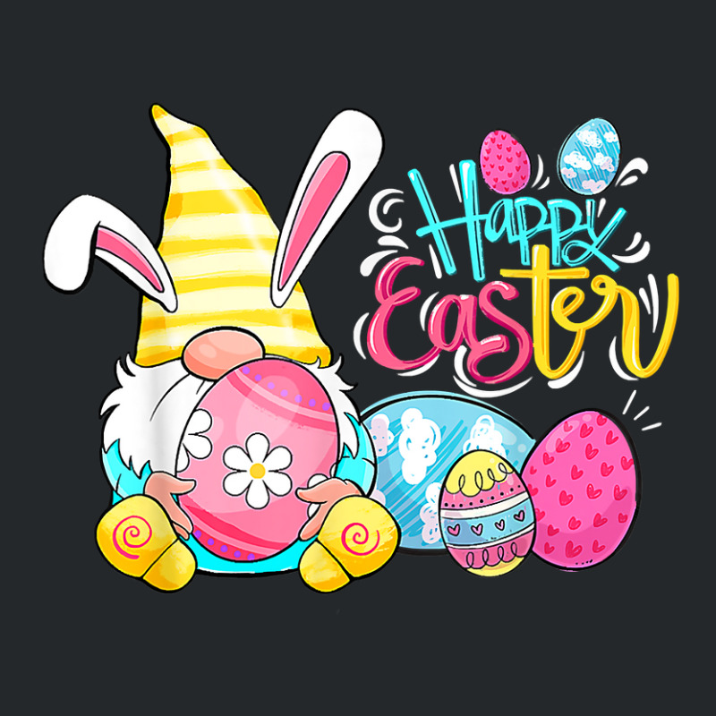 Bunny Gnome Rabbit Eggs Hunting Happy Easter Day Funny Crewneck Sweatshirt | Artistshot