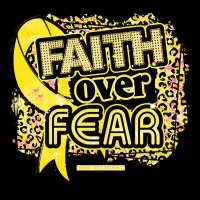 Endometriosis Awareness  Ribbon Faith Over Fear Leopard Gift For Endom Cropped Hoodie | Artistshot