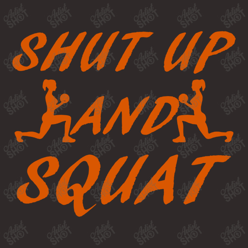 Shut Up And Squat Gym Fitness Workout Racerback Tank by ShopYes | Artistshot