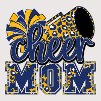 Cheer Mom Navy Leopard Cheer Poms   Megaphone Pocket T-shirt | Artistshot