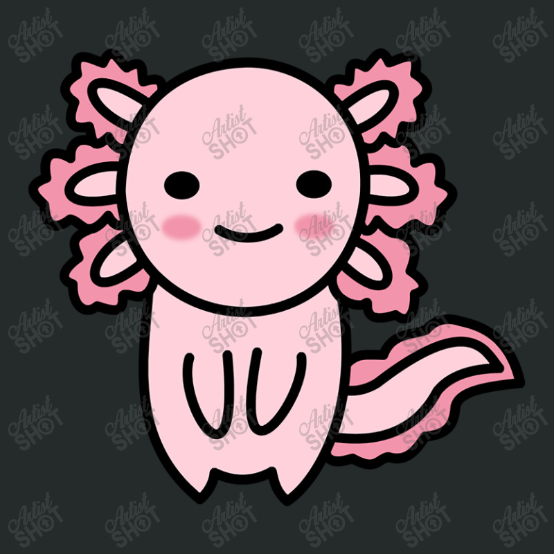 Cute Axolotl-szd1i Women's Triblend Scoop T-shirt by Min05 | Artistshot