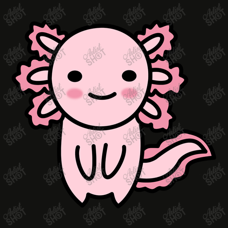 Cute Axolotl-szd1i Scorecard Crop Tee by Min05 | Artistshot