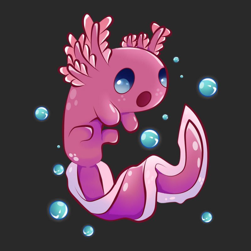 Cute Cartoon Axolotl With Bubbles Printed hat by Min08 | Artistshot