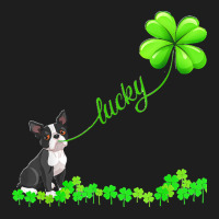 Boston Terrier T  Shirt Irish Lucky With Boston Terrier T  Shirt Classic T-shirt | Artistshot