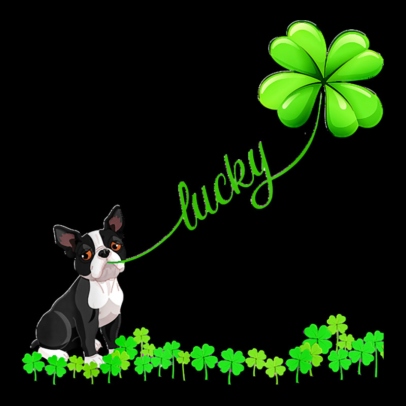 Boston Terrier T  Shirt Irish Lucky With Boston Terrier T  Shirt Fleece Short | Artistshot