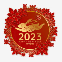 Chinese Zodiac Horoscope Decor New Year Of The Rabbit 2023 Graphic T-shirt | Artistshot