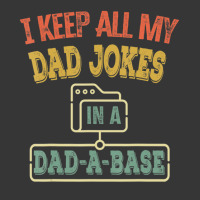 I Keep All My Dad Jokes In A Dad-a-base, Vintage Toddler Hoodie | Artistshot