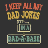 I Keep All My Dad Jokes In A Dad-a-base, Vintage Baby Bodysuit | Artistshot