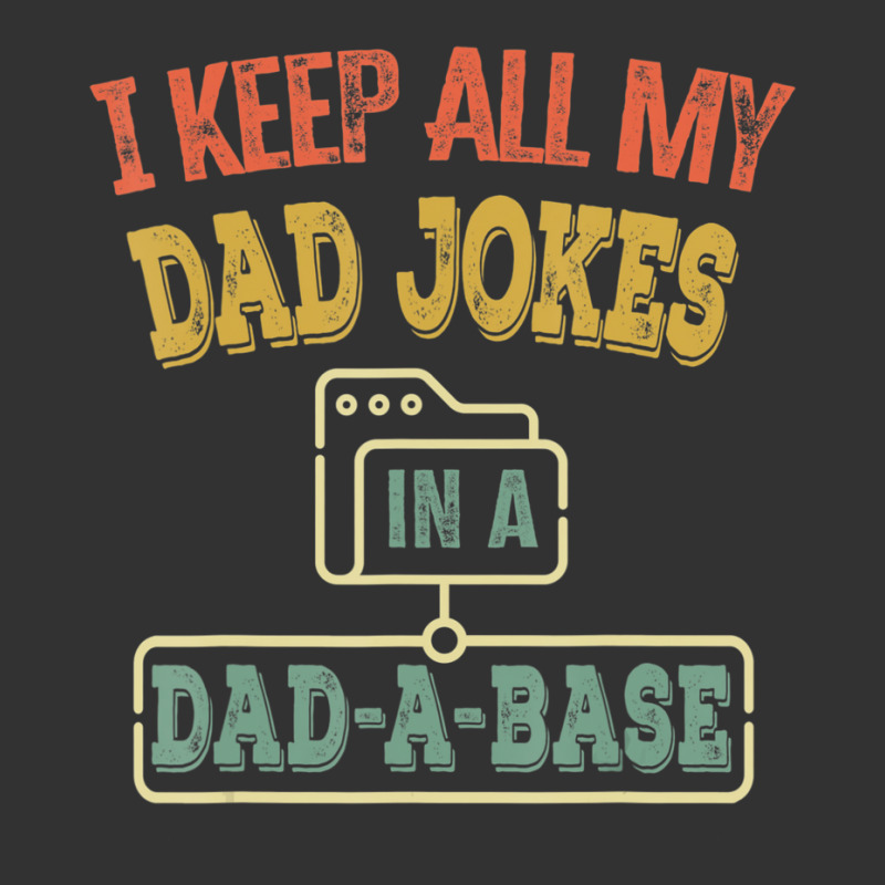 I Keep All My Dad Jokes In A Dad-a-base, Vintage Baby Bodysuit by fenderbendable | Artistshot