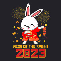 Dabbing Year Of The Rabbit - Happy Chinese New Year 2023 Unisex Sherpa-lined Denim Jacket | Artistshot