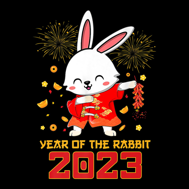 Dabbing Year Of The Rabbit - Happy Chinese New Year 2023 Men's Long Sleeve Pajama Set | Artistshot