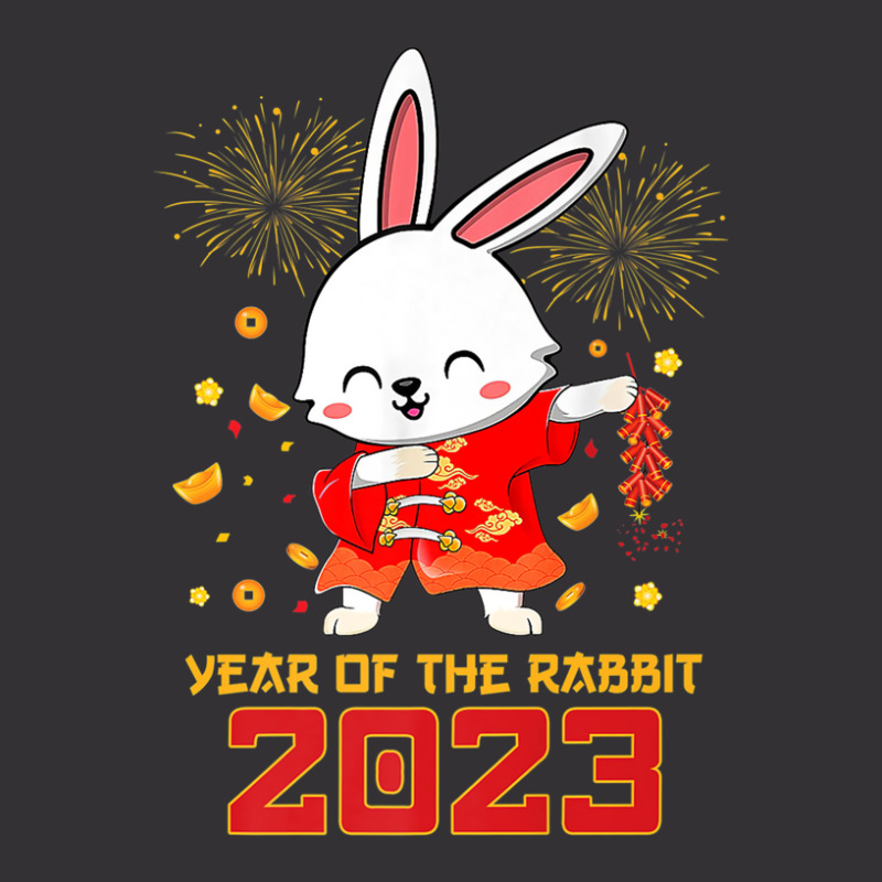 Dabbing Year Of The Rabbit - Happy Chinese New Year 2023 Vintage Hoodie | Artistshot