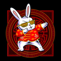 Happy New Year 2023 Dabbing Rabbit Chinese 12 Zodiac Fleece Short | Artistshot