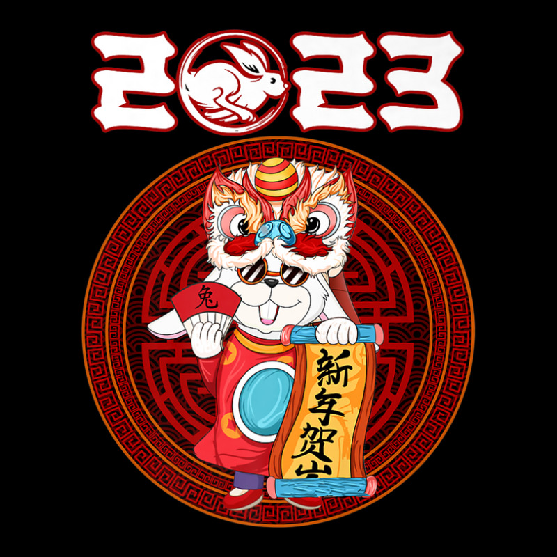 Happy New Year 2023 Yin Yan Chinese 12 Zodiac Rabbit V-neck Tee | Artistshot