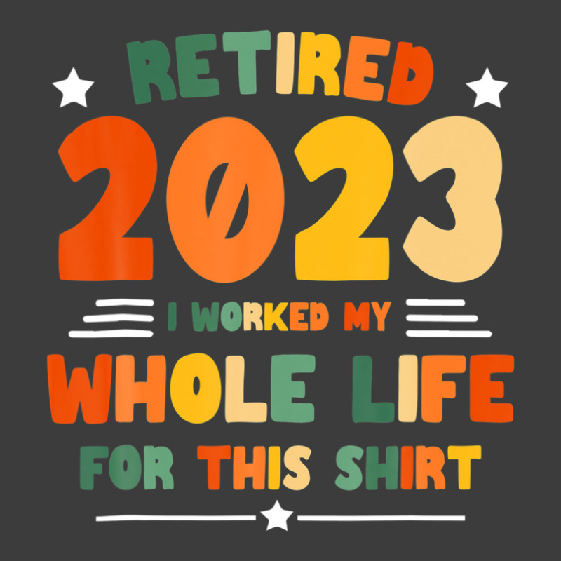 Retired 2023 Funny Vintage Retirement Humor Women Men Men's Polo Shirt | Artistshot