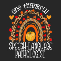 One Thankful Speech Language Pathologist Thanksgiving Fall T Shirt Men's T-shirt Pajama Set | Artistshot