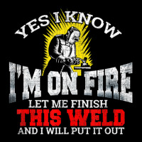 Welder Yes I Know I'm On Fire Let Me Finish Men's 3/4 Sleeve Pajama Set | Artistshot