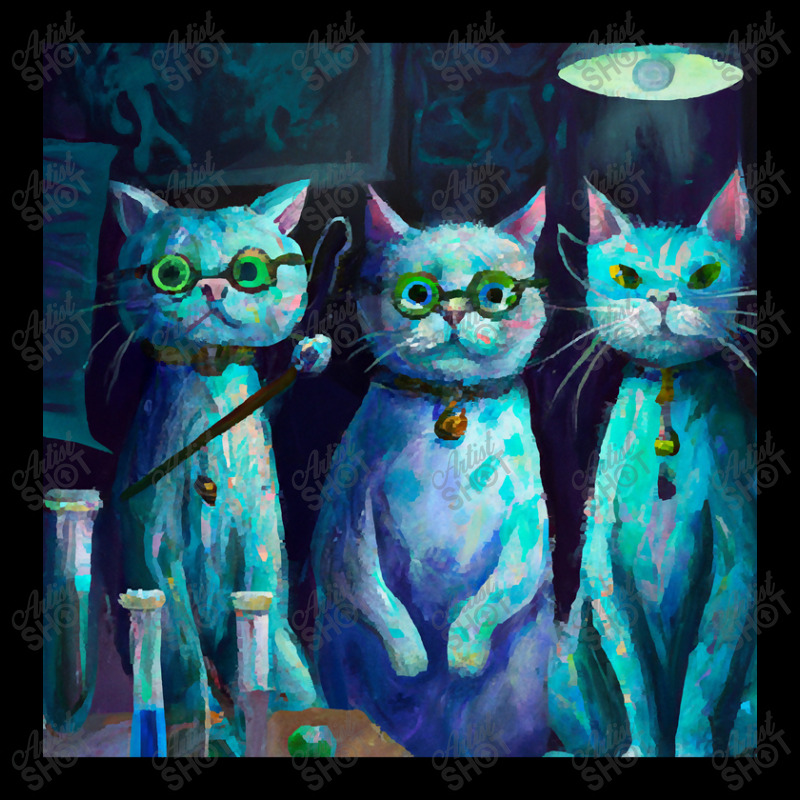 Three Scientific Blue Cats Attempt To Prove Their Hypothesis Toddler Sweatshirt | Artistshot