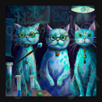 Three Scientific Blue Cats Attempt To Prove Their Hypothesis Graphic Youth T-shirt | Artistshot