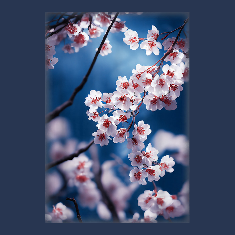 Sakura Tree Close Up Picture Detailed Photo Realism T Shirt Men Denim Jacket by gswarnkab | Artistshot